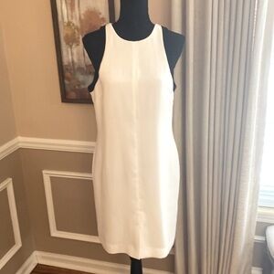 Banana Republic White Sleeveless Dress